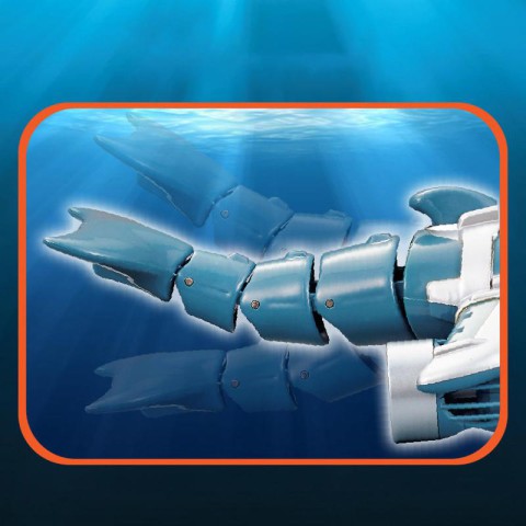 Човен на радіокеруванні SHT 3738AD Dolphin 2.4G Blue / White