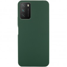 Чохол Silicone Cover Lakshmi (AA) для Xiaomi Poco M3 Зелений / Dark green