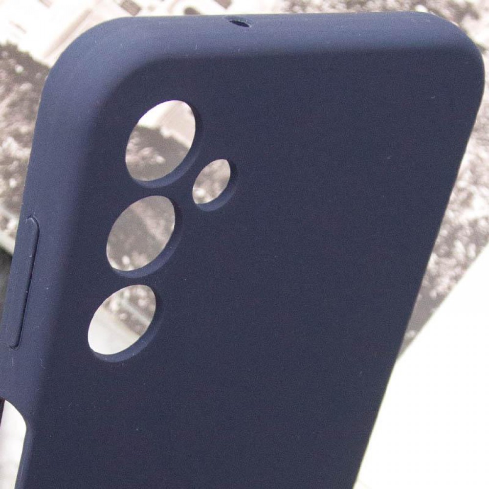 Чохол Silicone Cover Lakshmi Full Camera (AAA) для Samsung Galaxy A17 4G/5G Темно-синій / Midnight blue