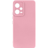 Чохол Silicone Cover Lakshmi Full Camera (AAA) для Xiaomi Poco X5 5G / Redmi Note 12 5G Рожевий / Light pink