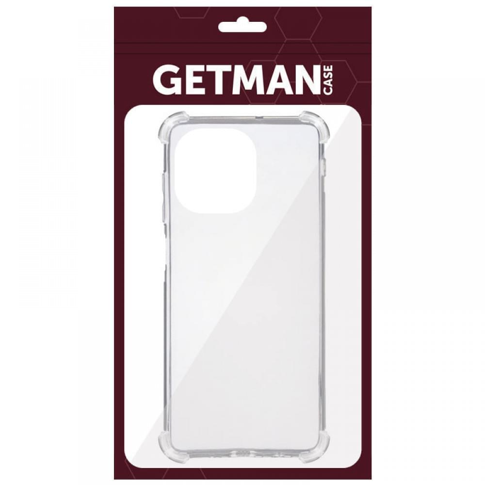 TPU чохол GETMAN Ease logo посилені кути для ZTE Blade A73 4G Безбарвний (прозорий)