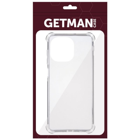 TPU чохол GETMAN Ease logo посилені кути для ZTE Blade A73 4G Безбарвний (прозорий)