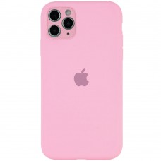 Чохол Silicone Case Full Camera Protective (AA) для Apple iPhone 11 Pro Max (6.5") Рожевий / Light pink