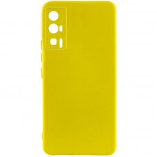 Чохол Silicone Cover Lakshmi Full Camera (A) для Xiaomi Poco F5 Pro Жовтий / Flash