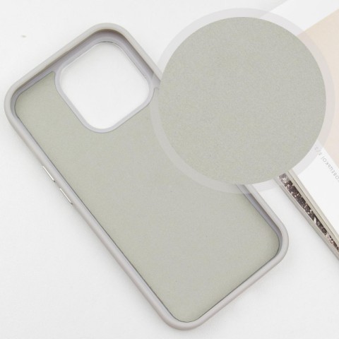 Шкіряний чохол SnapCase with MagSafe для Apple iPhone 14 Pro (6.1") Grey