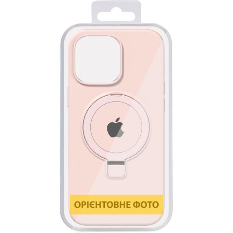 Чохол Silicone Case Full Protective with Ring для Apple iPhone 16e (6.1") Pink