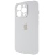 Чохол Silicone Case Full Camera Protective (AA) для Apple iPhone 13 Pro (6.1") Білий / White
