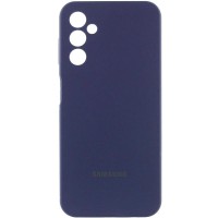 Чохол Silicone Cover Lakshmi Full Camera (AA) with logo для Samsung Galaxy A16 4G/5G Синій / Midnight blue