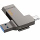 Флеш-накопичувач Hoco UD15 2in1 Type-C USB 3.2 - 32GB Silver