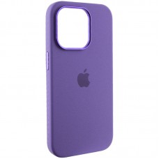 Чехол Silicone Case Metal Buttons (AA) для Apple iPhone 13 Pro (6.1")