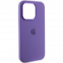 Чохол Silicone Case Metal Buttons (AA) для Apple iPhone 13 Pro (6.1") Фіолетовий / Iris