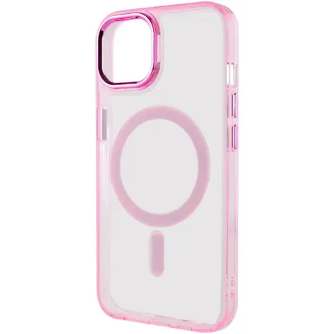 Чохол TPU Iris with MagSafe для Apple iPhone 14 (6.1") Рожевий