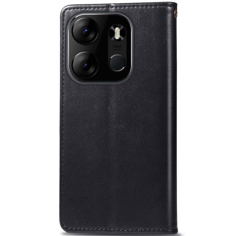 Шкіряний чохол-книжка GETMAN Gallant (PU) для Tecno Spark Go 2023 Чорний