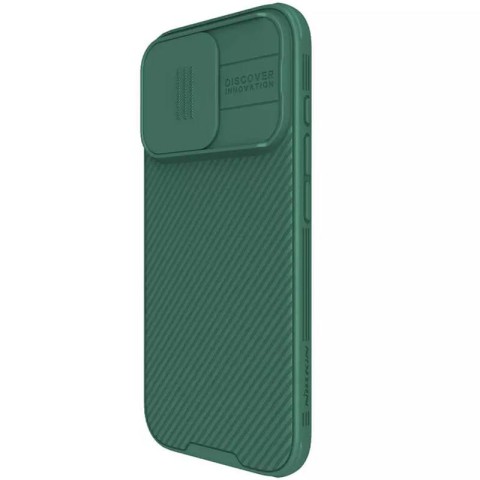 Карбонова накладка Nillkin CamShield Pro для Apple iPhone 16 Pro Max (6.9") Deep Green