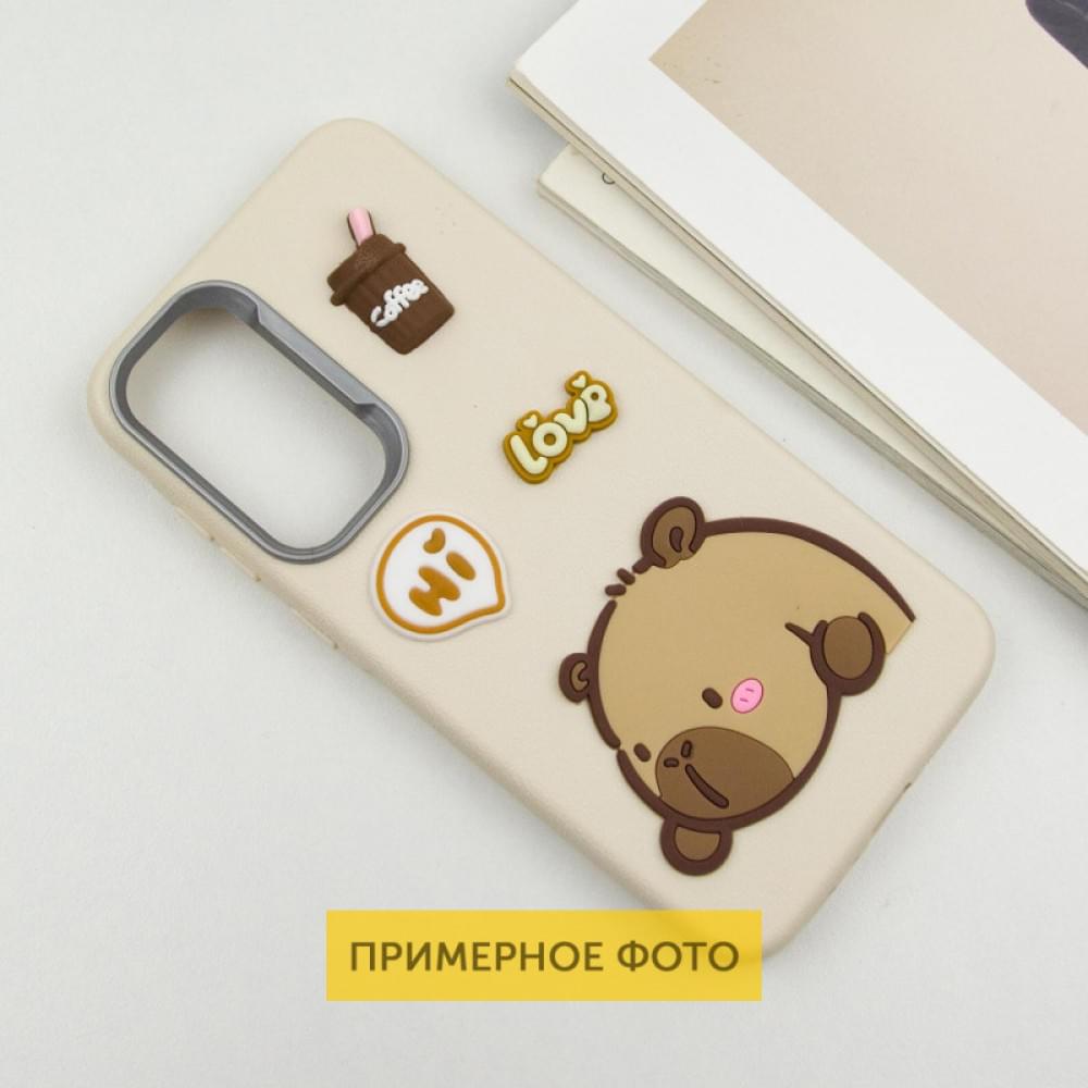 Чохол TPU Leather Toys для Xiaomi Redmi 14C / Redmi A4 / Poco C75 Capybara / Sand