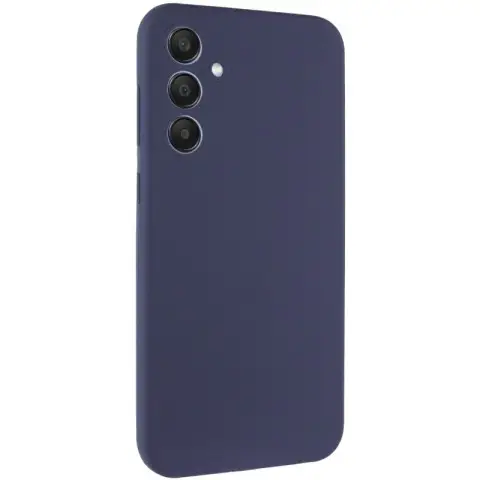 Чохол Silicone Cover Lakshmi Full Camera (AAA) для Samsung Galaxy S25 Темно-синій / Midnight blue