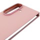 Шкіряний чохол Leather Case (AAA) для Samsung Galaxy Z Fold7 Pink