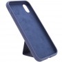 Чохол Silicone Case Hand Holder для Apple iPhone XS Max (6.5") Темно-синій / Midnight blue