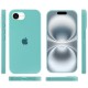 Чохол Silicone Case Full Protective (AA) для Apple iPhone 16e (6.1") Бірюзовий / Marine Green