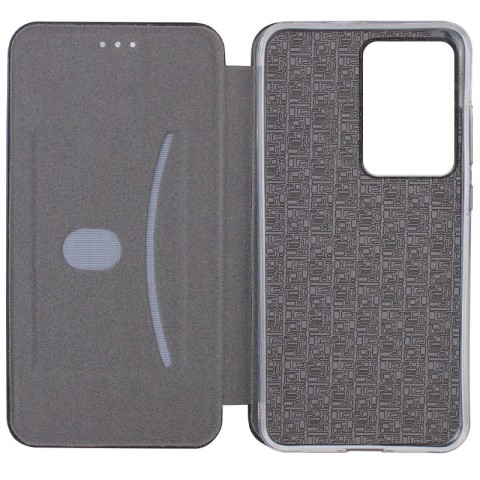 Шкіряний чохол-книжка Classy для Motorola Moto G85 Темно-синій