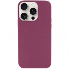 Чохол Silicone Case Full Protective (AA) NO LOGO для Apple iPhone 15 Pro Max (6.7") Бордовий / Plum