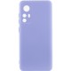 Чохол Silicone Cover Lakshmi Full Camera (AA) для Xiaomi Redmi Note 12S Бузковий / Dasheen
