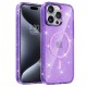 Чохол TPU Eclipse Sparkle (MagFit) для Apple iPhone 15 Pro Max (6.7") Purple