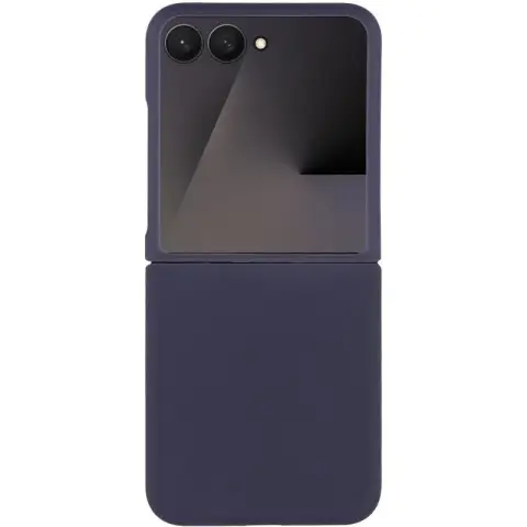 Чохол Foldables Silicone Cover Lakshmi (AAA) для Samsung Galaxy Z Flip7 Темно-синій / Midnight blue