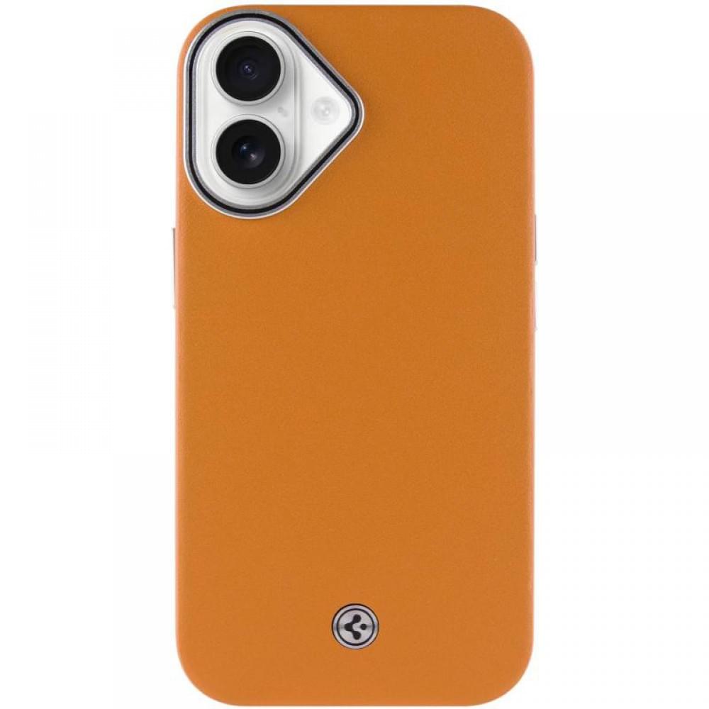 Чехол SGP PC+Leather with MagSafe для Apple iPhone 16 (6.1")