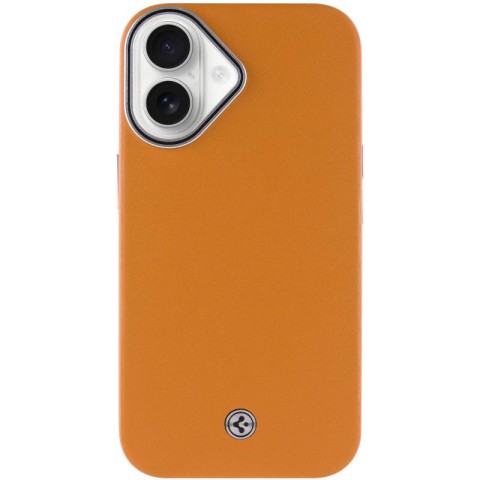 Чохол SGP PC+Leather with MagSafe для Apple iPhone 16 (6.1") Brown