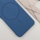 Чохол Silicone Cover Lakshmi Full Camera (AA) with MagFit для Samsung Galaxy S24 FE Синій / Navy blue