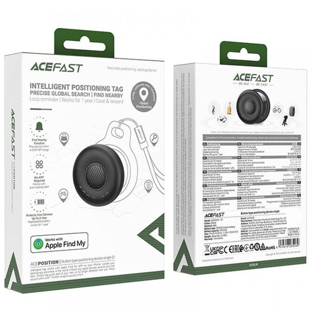 Трекер Acefast S1 Findy Black