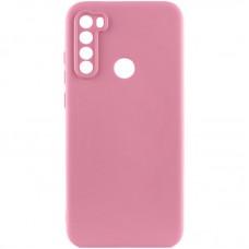 Чохол TPU GETMAN Liquid Silk Full Camera для Xiaomi Redmi Note 8T Рожевий / Pink