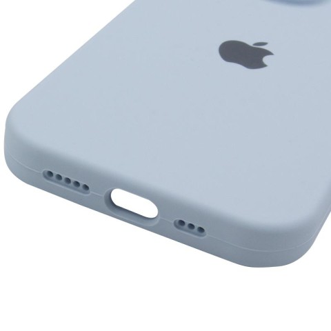 Чохол Silicone Case Full Camera Protective (AA) для Apple iPhone 14 Pro Max (6.7") Блакитний / Sweet Blue