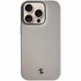 Чохол PC+Leather SGP with MagSafe для Apple iPhone 16 Pro Max (6.9") Grey