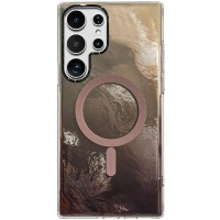 Чохол TPU Shiny Mountain (MagFit) для Samsung Galaxy S25 Ultra Chocolate