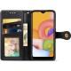 Шкіряний чохол-книжка GETMAN Gallant (PU) для Motorola Moto G85 Чорний