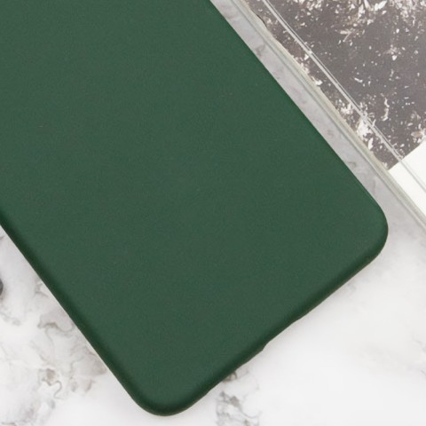 Чохол TPU GETMAN Liquid Silk Full Camera для Xiaomi Redmi 13 4G / Poco M6 4G Зелений / Dark green