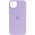 Чохол Silicone case (AAA) full with Magsafe для Apple iPhone 14 (6.1") Бузковий / Lilac