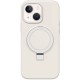 Чохол Silicone Case Full Protective NO LOGO with Ring для Apple iPhone 15 (6.1") White