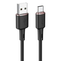 Дата кабель Acefast C2-04 USB to Type-C 3A (1.2m) Black