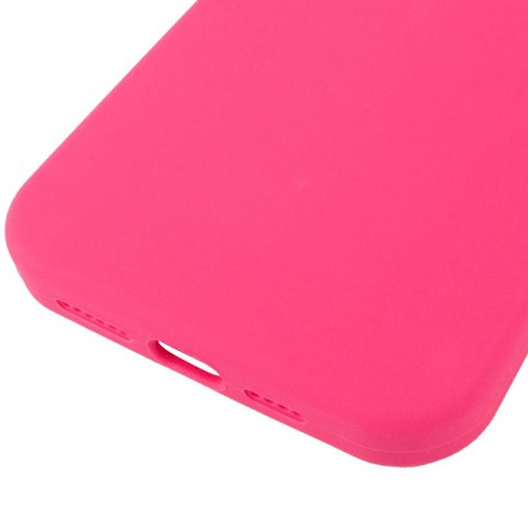 Чохол Silicone Case (AA) Logo with MagSafe для Apple iPhone 14 Pro Max (6.7") Рожевий / Barbie pink