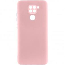 Чохол TPU GETMAN Liquid Silk Full Camera для Xiaomi Redmi Note 9 / Redmi 10X Рожевий / Pink
