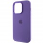 Чохол Silicone Case Metal Buttons (AA) для Apple iPhone 13 Pro (6.1") Фіолетовий / Iris