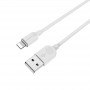 Дата кабель Borofone BX14 USB to Lightning (1m) Білий