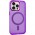 Чохол TPU+PC Lily with MagSafe для Apple iPhone 15 Pro Max (6.7") Purple