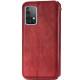 Шкіряний чохол-книжка GETMAN Cubic (PU) для Samsung Galaxy A52 4G / A52 5G / A52s Червоний