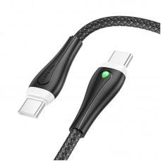 Дата кабель Borofone BX100 Advantage 60W Type-C to Type-C (1m)