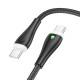 Дата кабель Borofone BX100 Advantage 60W Type-C to Type-C Black