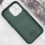 Шкіряний чохол Leather Case (AAA) with MagSafe and Animation для Apple iPhone 15 Pro Max (6.7") Green